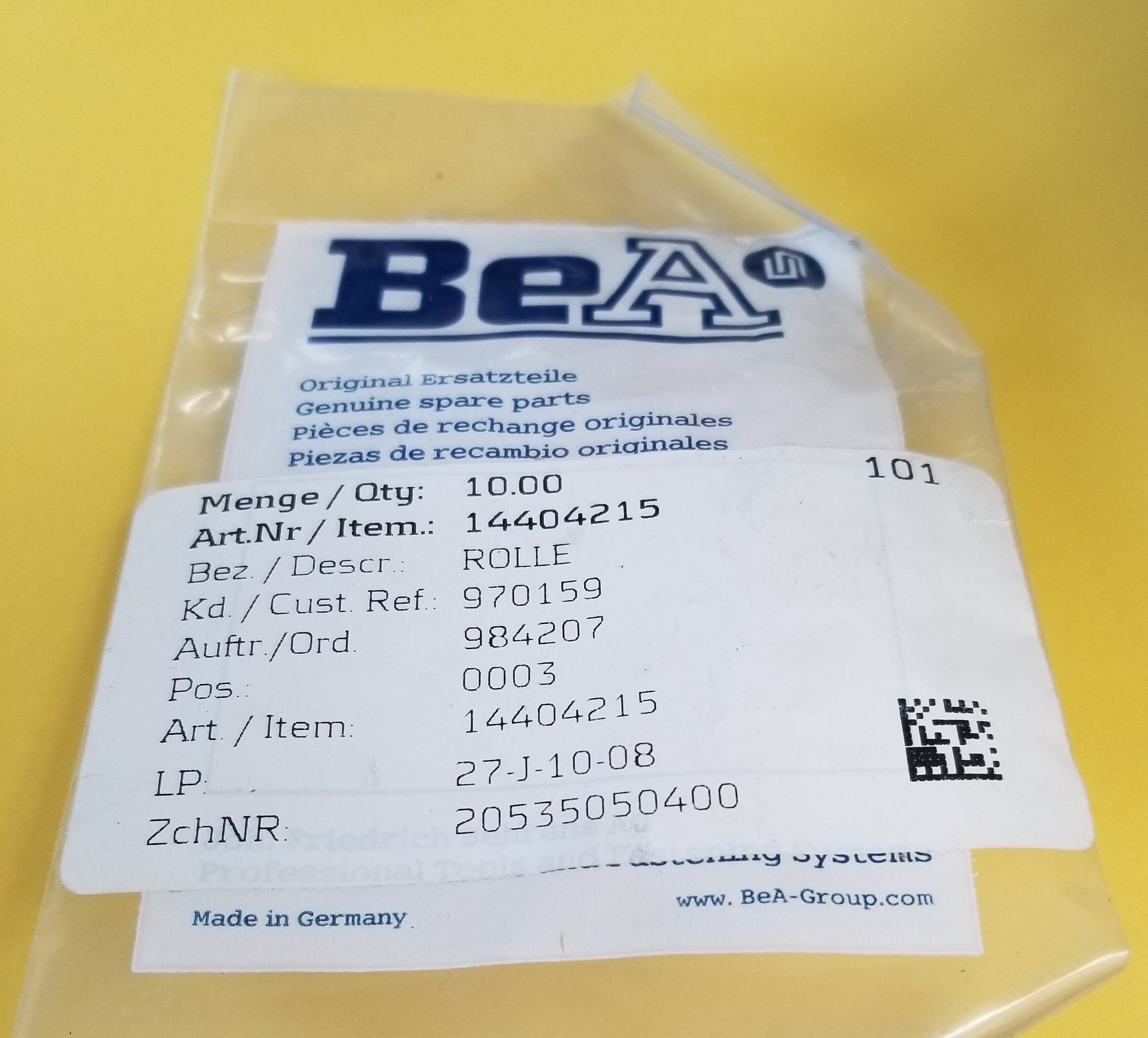 BEA Nylon Roller # 14404215