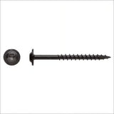 Big Timber No. 10 Sizes X 2-1/2 in. L Star Black Fine Cabinet Screws 365 pk (#5035018)
