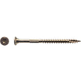 (5 Lb) Big Timber 5YTX9212 9 x 2-1/2-Inch Gold Star Flat Head Screws Approx. 470