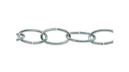 Decorator Chain, WELDLESS Chain, 50' FEET Reel/ROLL (10409, 50 Feet, Zinc)