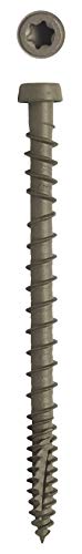Big Timber CD10134CGR #10 x 1-3/4 in. Castle Gray Star Drive Trim Head Composite Fascia Deck Screw 2250 Pack