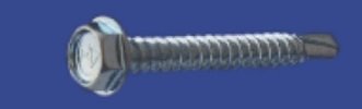 (5000 Count) Daggerz SDZ12034 - 12 x 3/4-Inch HWH Self Drill Steel Zinc Screws