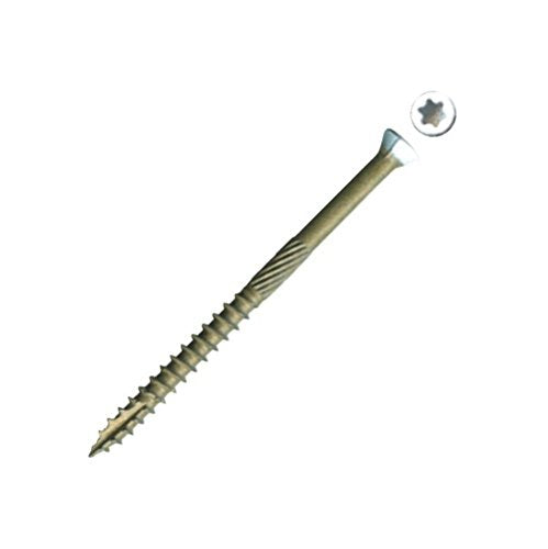 (2,500 Count) Big Timber THB9212W 9 x 2-1/2-Inch White Trim Head Screws