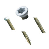 (2,500 Count) Big Timber THB9212W 9 x 2-1/2-Inch White Trim Head Screws
