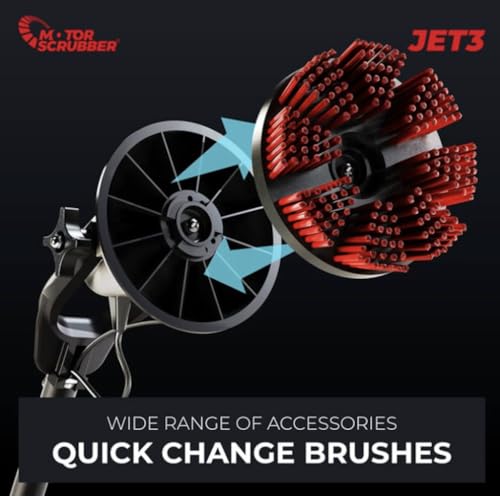 MotorScrubber JET3 Cordless Compact Scrubbing Machine – Deep Cleaning Power for Floors, Walls, and Hard-to-Reach Areas