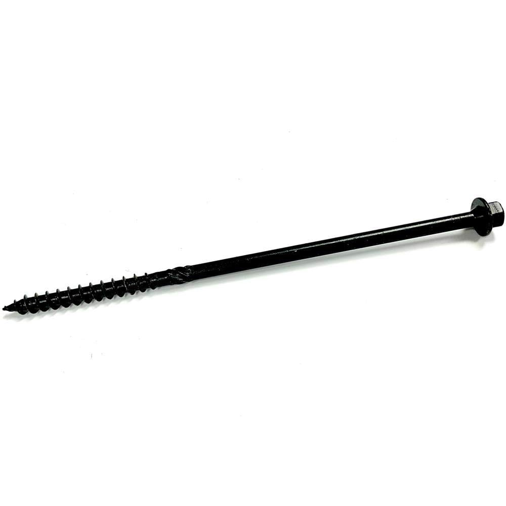 Big Timber BL142 #14 x 2 in. Hex Head Black Log Screws (500-Pack)