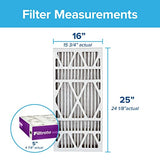 Filtrete 16x25x5 Air Filter MPR 1550 DP MERV 12, Healthy Living Ultra Allergen Deep Pleat