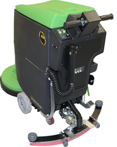 NSS Taski Wrangler® 2012AB Walk-Behind Auto Scrubber – 20 in. Cleaning Path – 110Ah AGM Batteries with Square Scrub & Pad Driver – 120V
