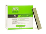 GREX GNS18-32 18 Gauge 1/4-Inch Crown 1-1/4-Inch Length Galvanized & Coated Staples (5,000 per box) by Grex Power Tools