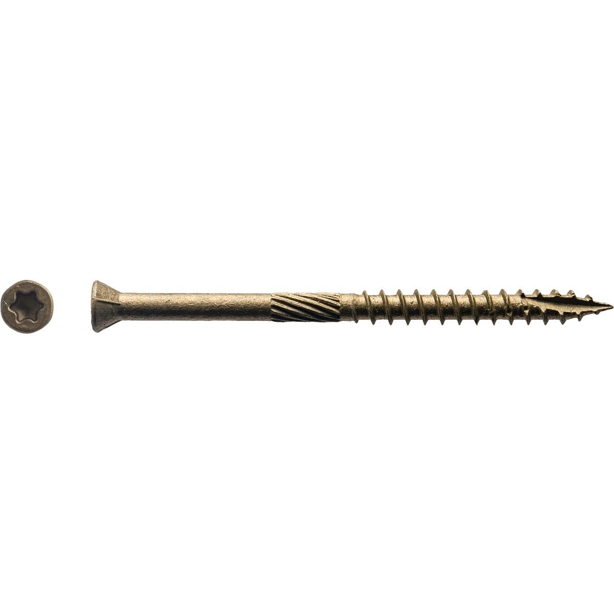 Big Timber 5THB9212#9 by 2-1/2-inch T-20-drive bit Bronze Star Trim Head Screws-Exterior,(500 per Box)