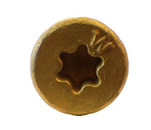 (3,500 Count) Big Timber BTX9112 9 x 1-1/2" Bronze Star Flat Head Screws