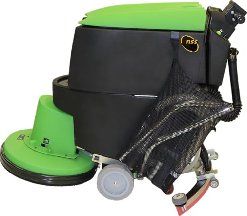 NSS Taski Wrangler® 2012AB Walk-Behind Auto Scrubber – 20 in. Cleaning Path – 110Ah AGM Batteries with Square Scrub & Pad Driver – 120V