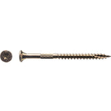 (5 Lb) Big Timber 5YTX9212 9 x 2-1/2-Inch Gold Star Flat Head Screws Approx. 470