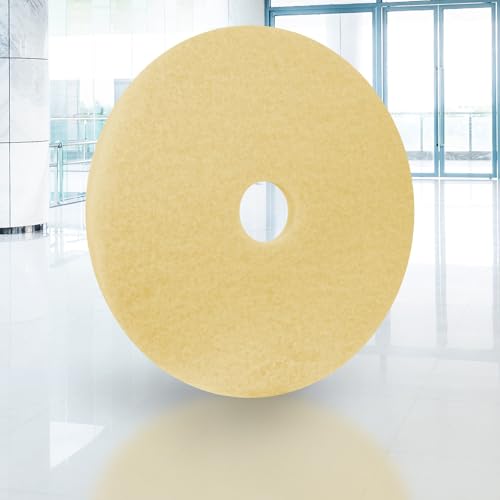 Americo Image-Beige Ultra High Speed Burnishing Floor Pad, Polish to High Gloss, Soft to Medium Finishes, Made in USA