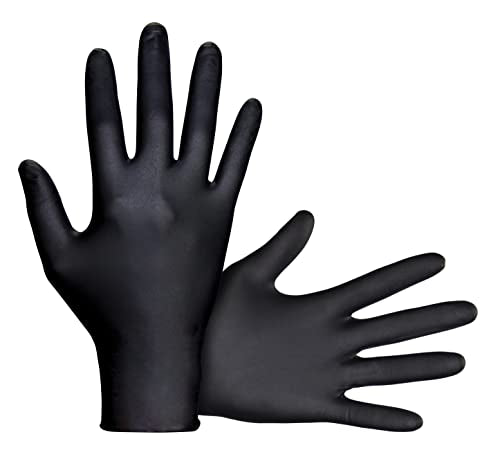Raven SAS66518 SAS Safety Powder Free Examination Black Nitrile