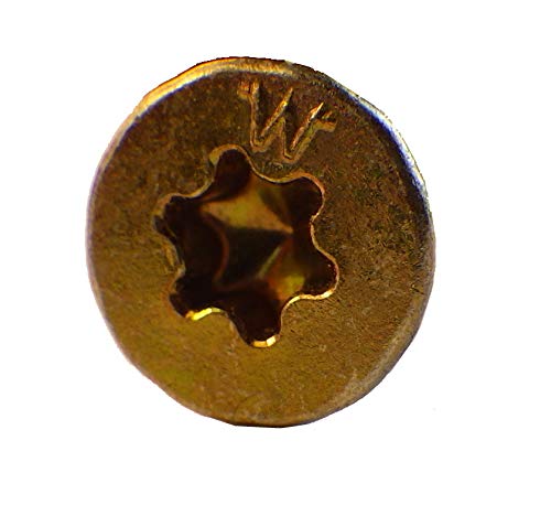 (2,000 Count) Big Timber YTX9234 9 x 2-3/4-Inch Gold Star Flat Head Screws