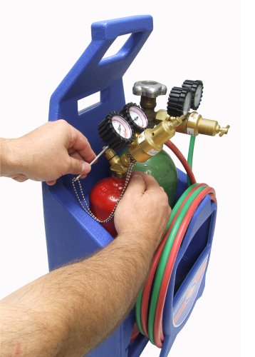 Uniweld KC100PT Centurion Weld, Braze Outfit with 511 Plastic Carrying Stand and Tanks