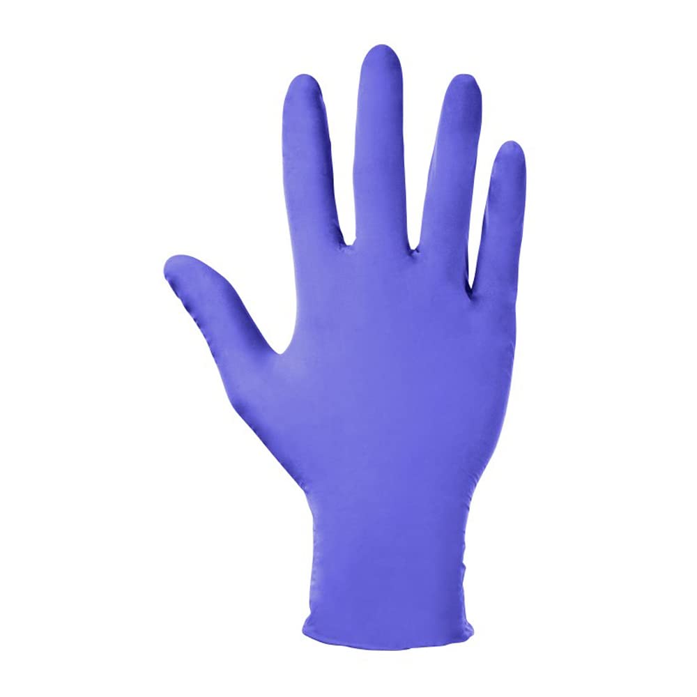 SAS Safety 66523 Derma-Med Powder-Free Nitrile Disposable Glove, Large, Pack of 100