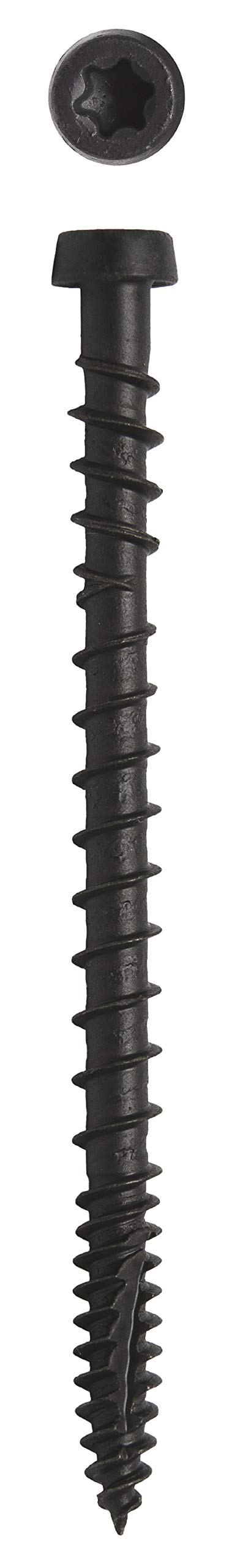 Big Timber CD10134BCG #10 x 1-3/4 in. Gray Birch Star Drive Trim Head Composite Fascia Deck Screw 2250 Pack