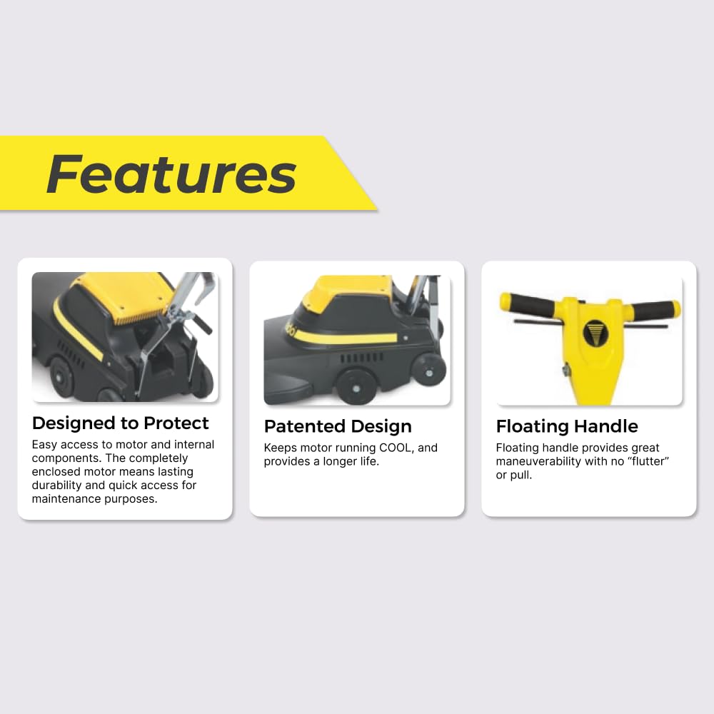 TORNADO Brute Force High-Speed Glazer 98482B 2000RPM