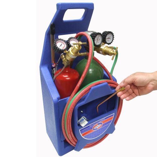 Uniweld KC100PT Centurion Weld, Braze Outfit with 511 Plastic Carrying Stand and Tanks