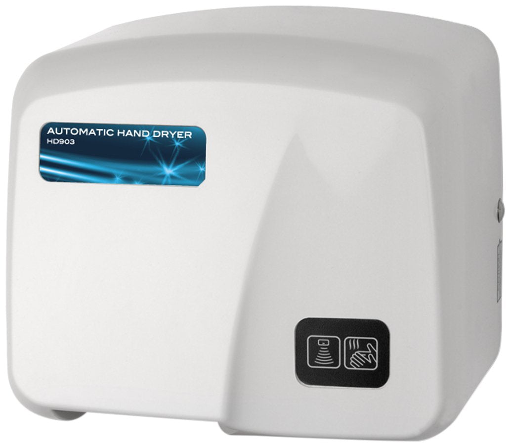 Palmer Fixture HD0903-17 Hand Dryer, Commercial High Grade Fire Retardant ABS, White