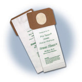 TTS Products | Green Klean MicroPlus Replacement Vacuum Bags for Electrolux Type U | Fits U129x, Discovery II & III, Uprights Since 1986 | 3-Ply Allergy Shield | 10/10 Packs (100 Bags Total)