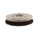 TTS Products Polypropylene Disk Scrub Brush Assembly, 12 Inch / 304.8 mm, Indoor/Outdoor Sweeping Brush, Replacement for Tennant/Nobles Machines