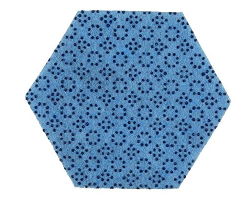 3M Scotch-Brite 09634 Low Scratch Scour Pad 2000Hex, Blue (Pack of 15)