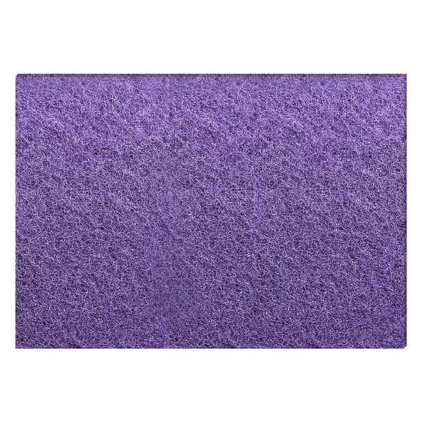 Scotch-Brite Purple Diamond Floor Pad Plus, 20 in x 14 in, 5/Case