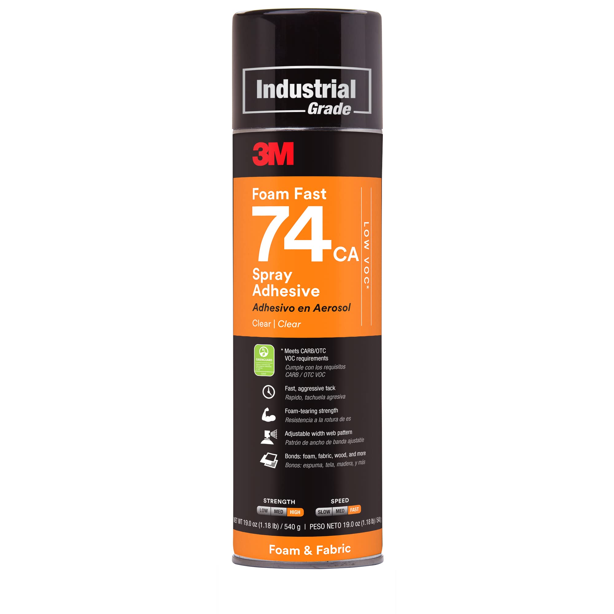 3M 74 LOW VOC  Foam Fast Spray Adhesive