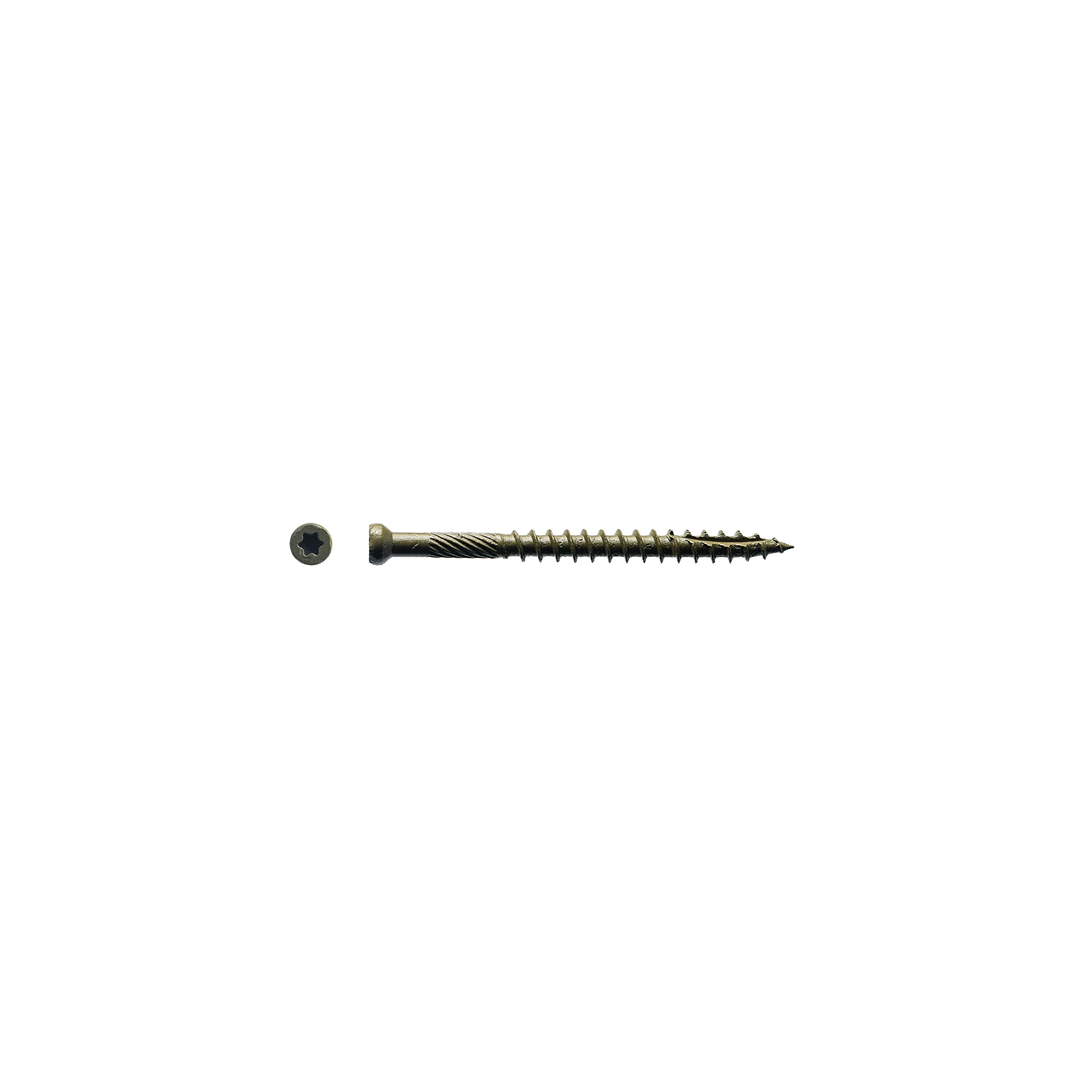Big Timber 5FS72#7 by 2-inch T-10-drive bit Tiny Finish Head Screws-Exterior,(950 per Box)
