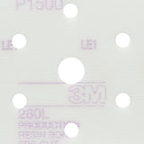 3M 17 Hookit 6" P8 Grit Dust-Free Finishing Film Disc