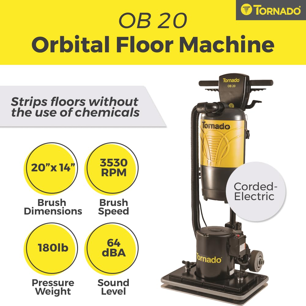 Tornado OB 20 Chemical-Free Floor Machine 97600