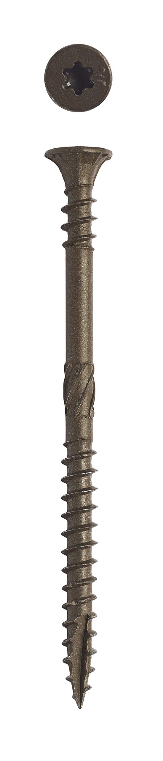 Big Timber SWD10258-350#10 x 2-5/8 in. Bronze Star Drive Bugle Head Softwood Deck Screw 350 Pack