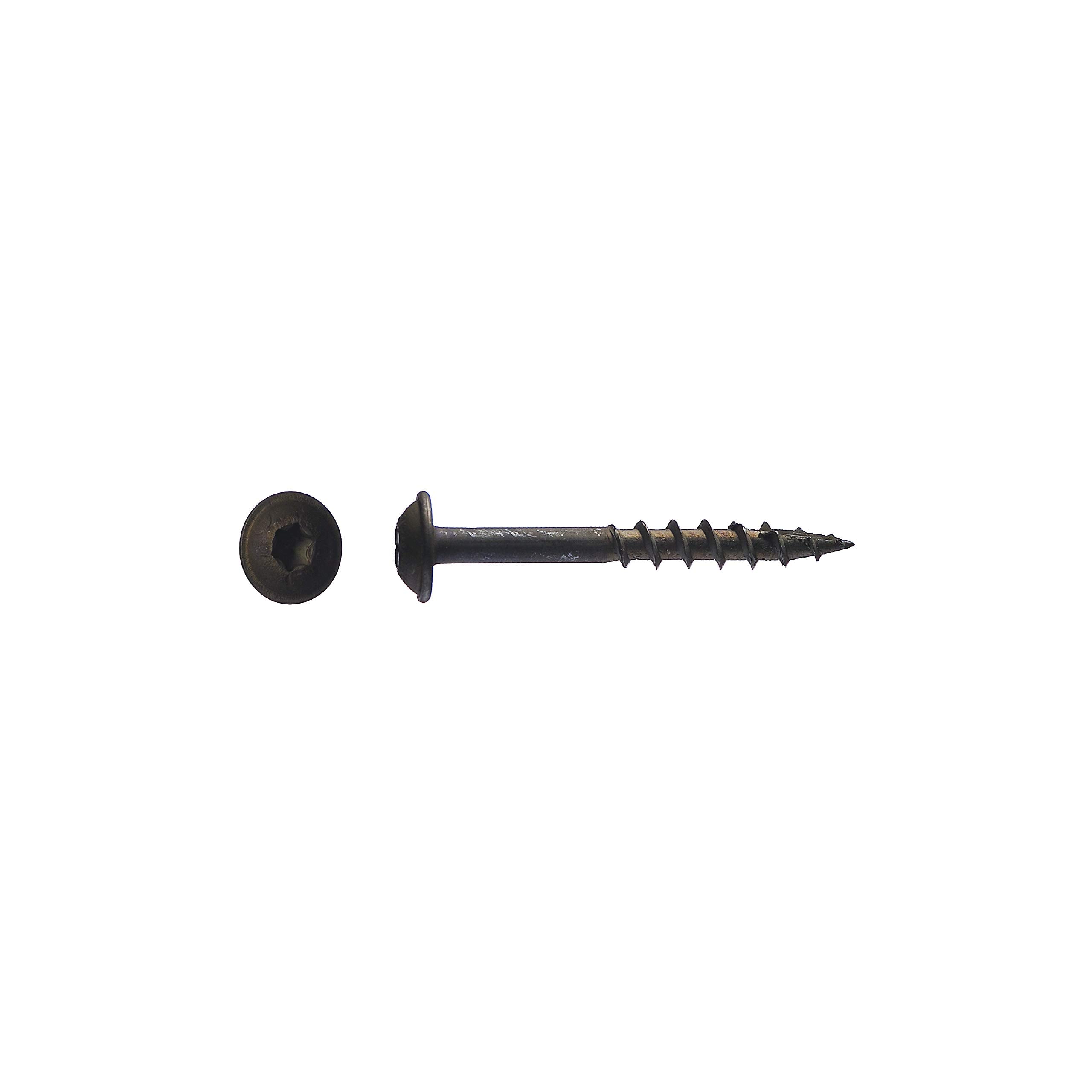 Big Timber PTX7114C #7 by 1-1/4-inch T-20-drive bit Star Drive Pocket Screws - Fine & Coarse Thread,(5000 per Box)