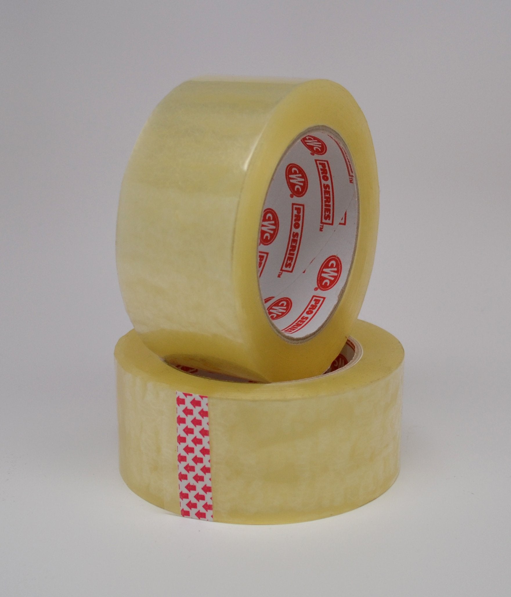 CWC Carton Sealing Tape - 2 mil, 2" x 110 yds, Clear (Pack of 36 rolls)