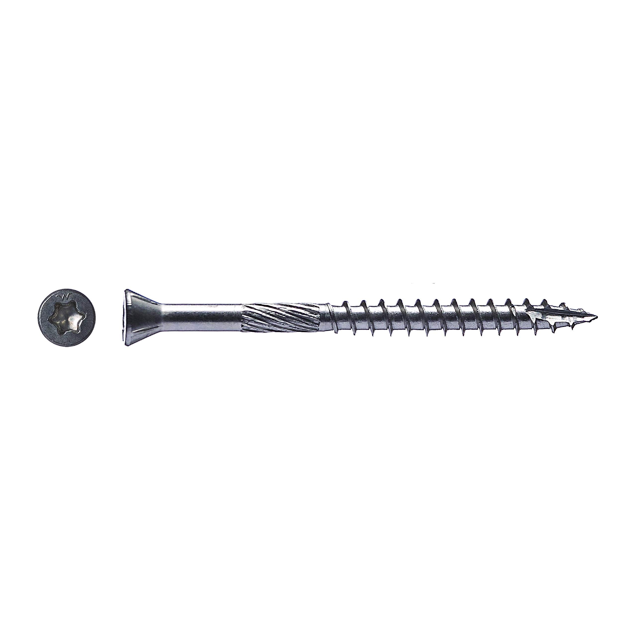 Big Timber STH93#9 by 3-inch T-20-drive bit 316 Stainless Steel Trim Head Screws,(2000 per Box)