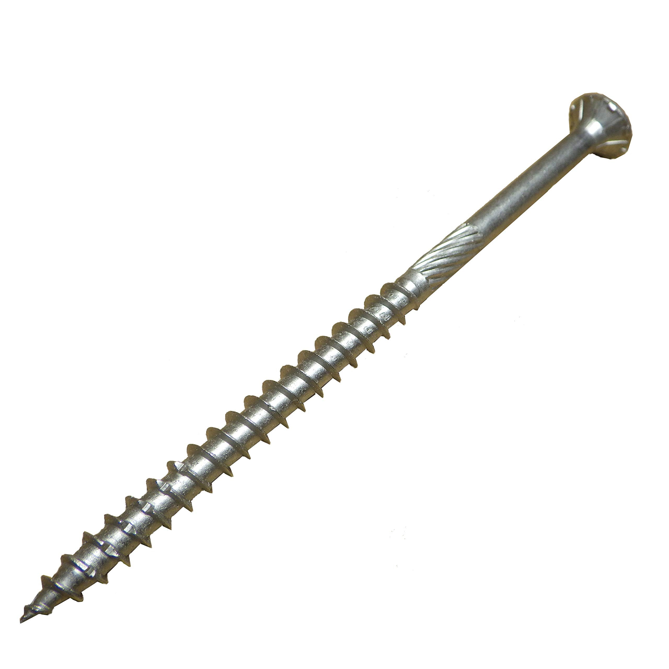(6,500 Count) Big Timber STX8112 8 x 1-1/2 Flat Head Stainless Steel Screws