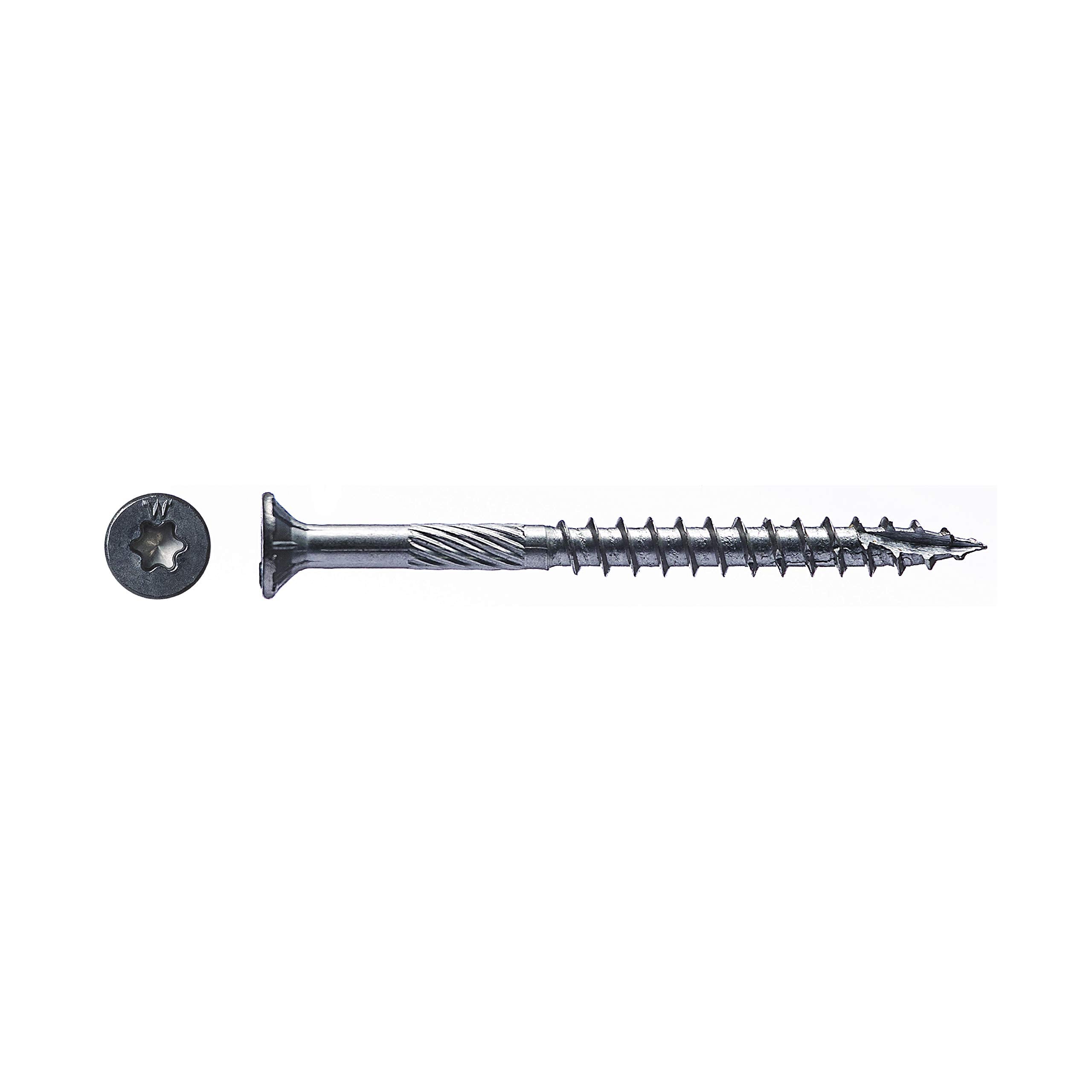 Big Timber STX104#10 by 4-inch T-25-drive bit 316 Stainless Steel Flat Head Screws,(1000 per Box)