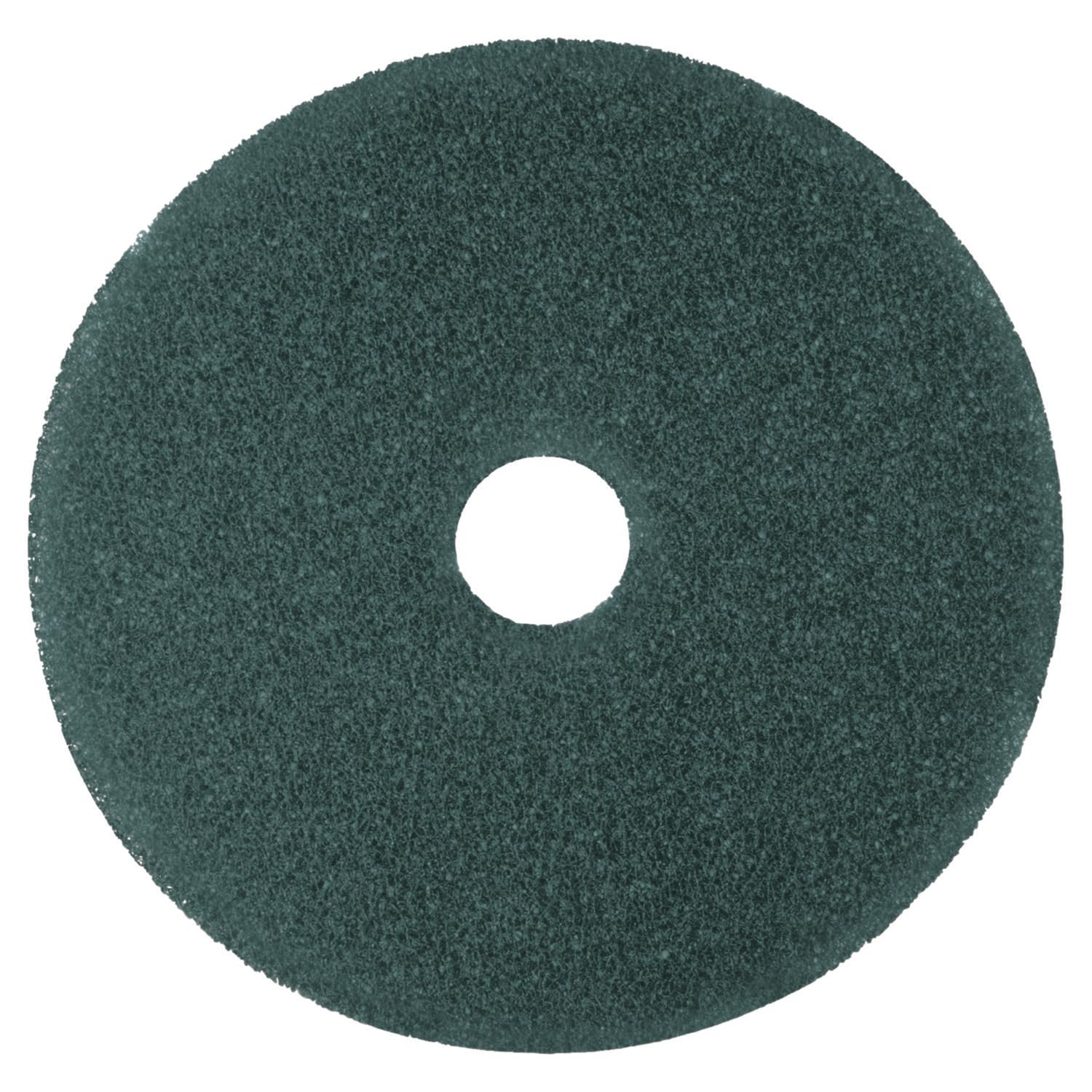 3M 08410 Cleaner Floor Pad 5300, 17-Inch Diameter, Blue, 5/Carton