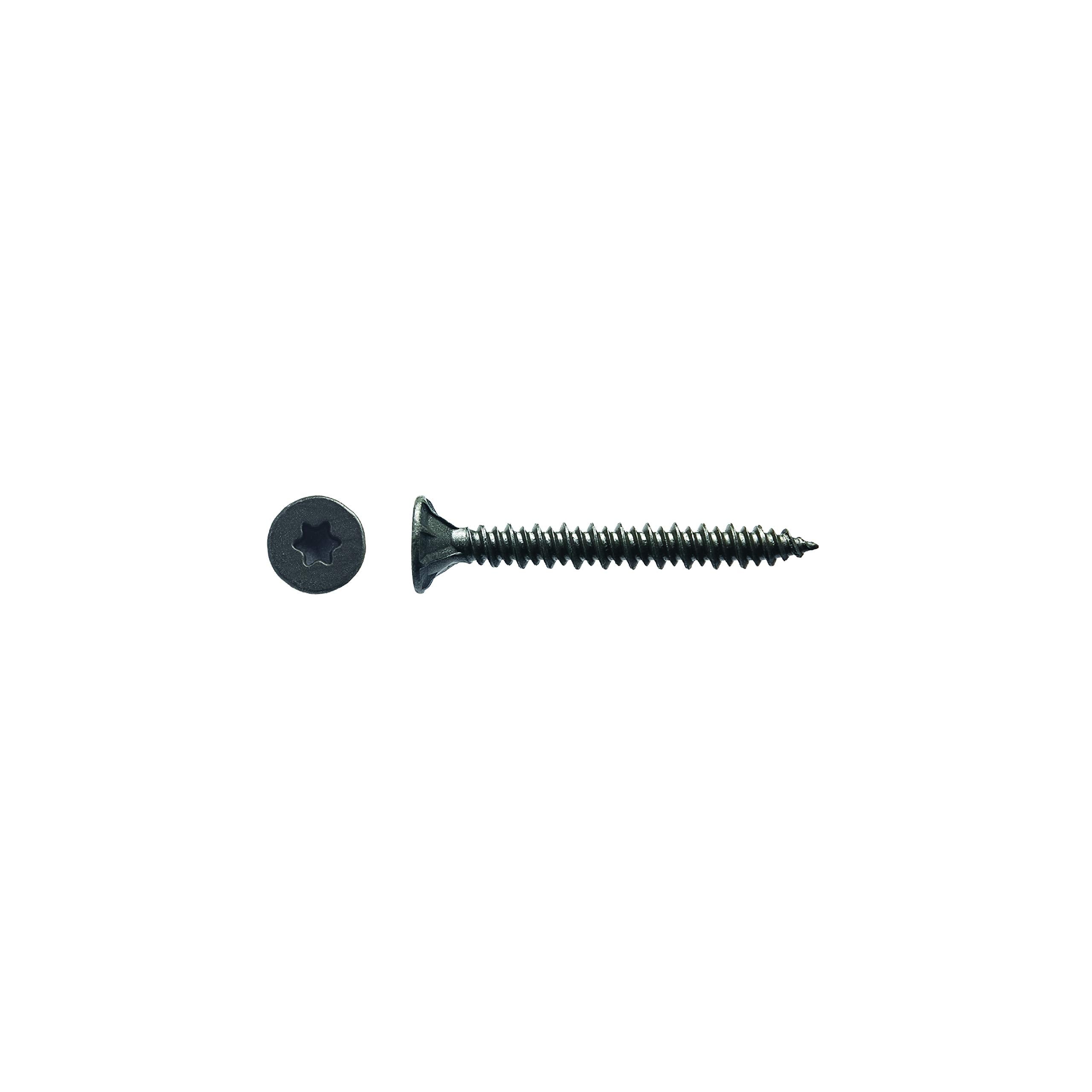 Big Timber CB158S #1-5/8-inch T-25-drive bit Cement Board Star Drive Screws,(4000 per Box)