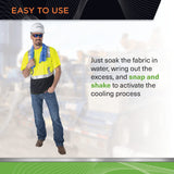 Cordova CT Coldsnap Cooling Towel, Super Absorbent & Evaporative PVA Material, 33.5 X 13 Inches