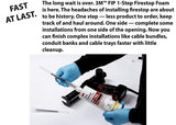 3M Fire Barrier Rated Foam, FIP 1-Step, 12.85 fl oz Cartridge, 6/case