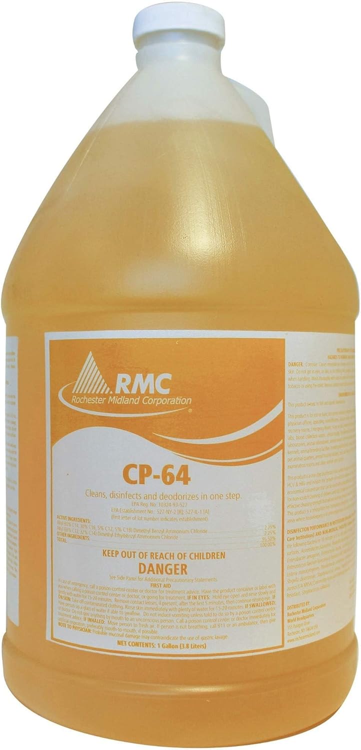 Rochester Midland Co. 2 x 1-Gallon Cleaning Solutions (DFE Sabre & CP-64) For Degreasing and Cleaning
