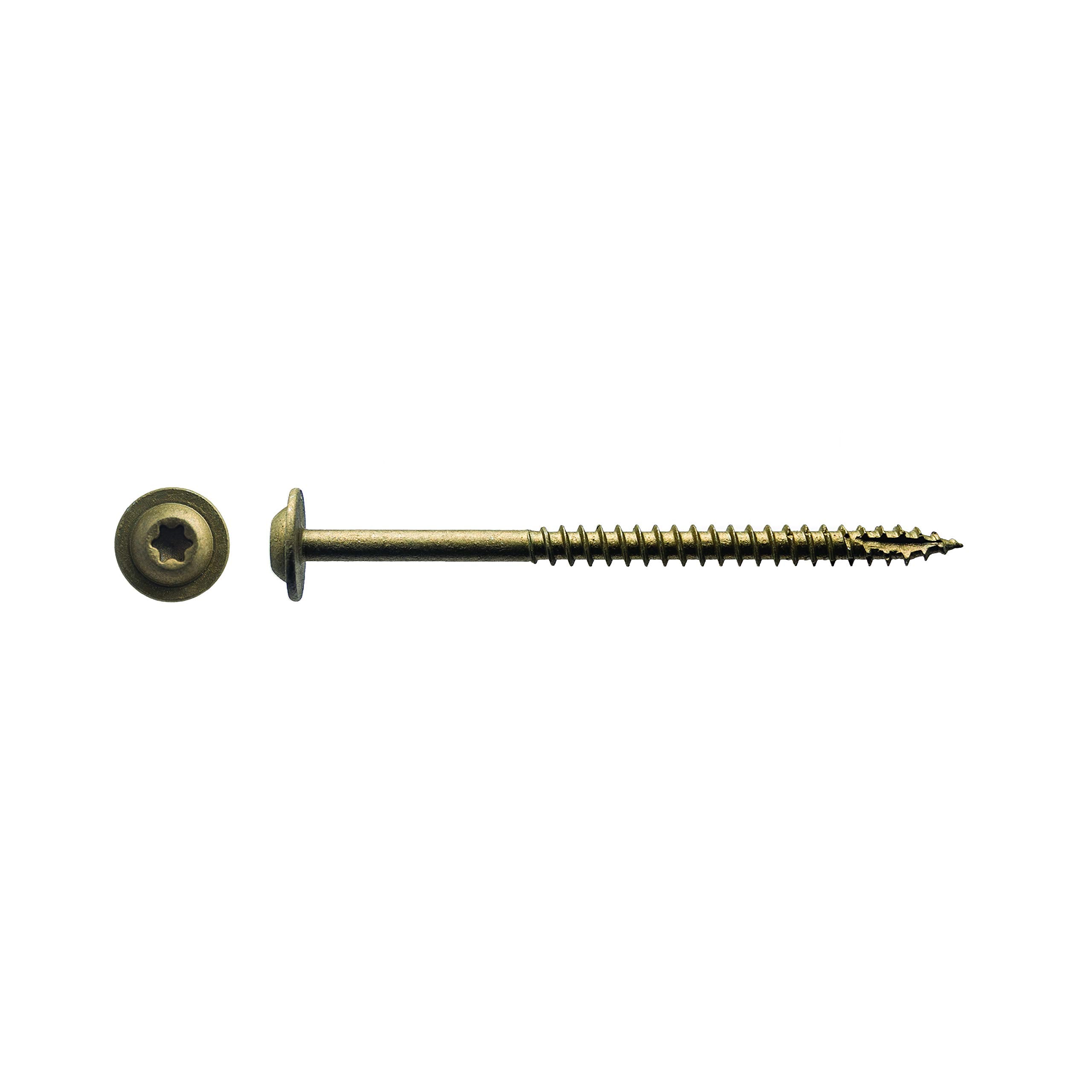 Big Timber 5CAB103#10 by 3-inch T-25-drive bit Low Profile Bronze Screws-Exterior,(312 per Box)