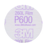 3M 17 Hookit 6" P8 Grit Dust-Free Finishing Film Disc