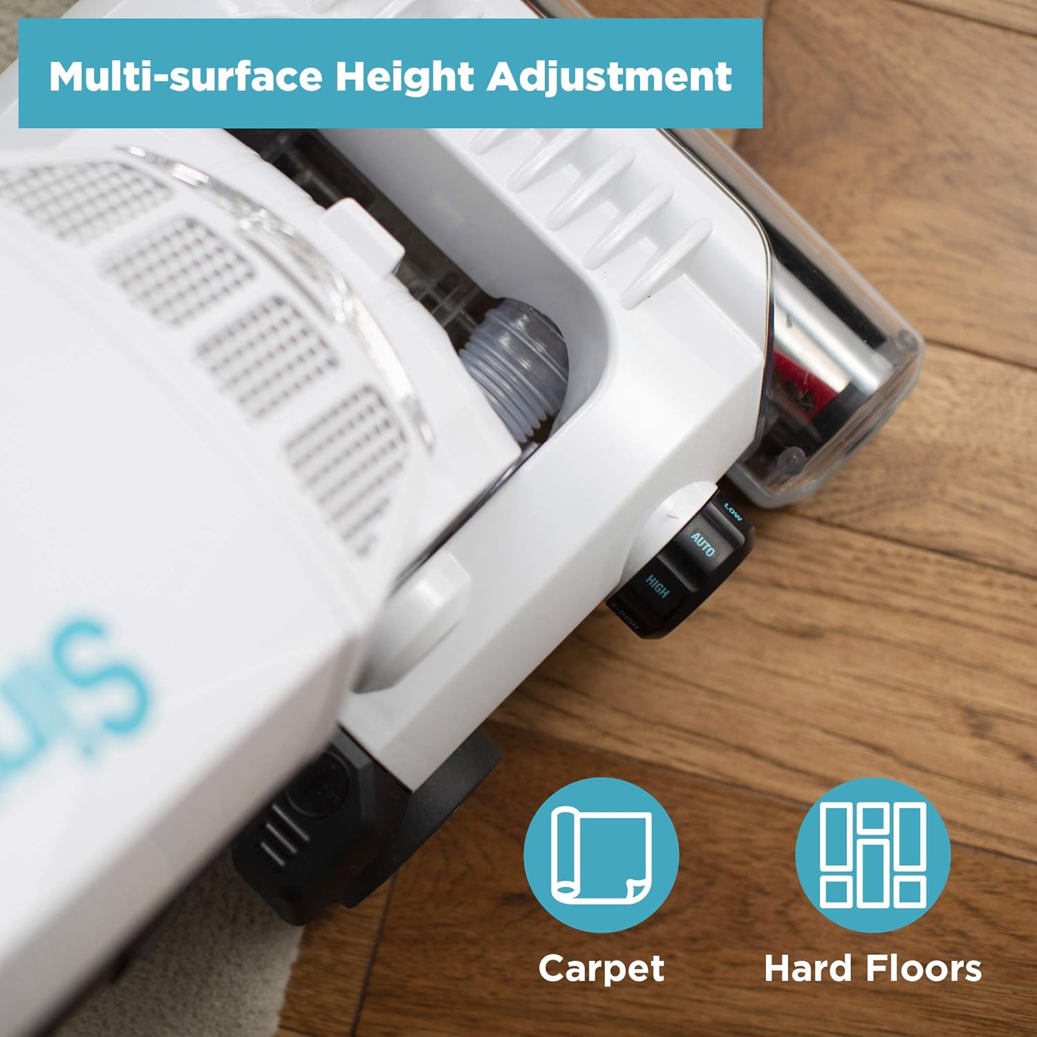 Simplicity Allergy Upright Vacuum Cleaner for Carpet, Hardwood & Rugs – Multi-Surface Pet Vacuum with HEPA Filtration & Bagged Design, S20EZM