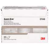 Scotch-Brite(TM) Ultra Fine Hand Pad 07448, Silicon Carbide, 6" Width x 9" Length, Ultra Fine Grit