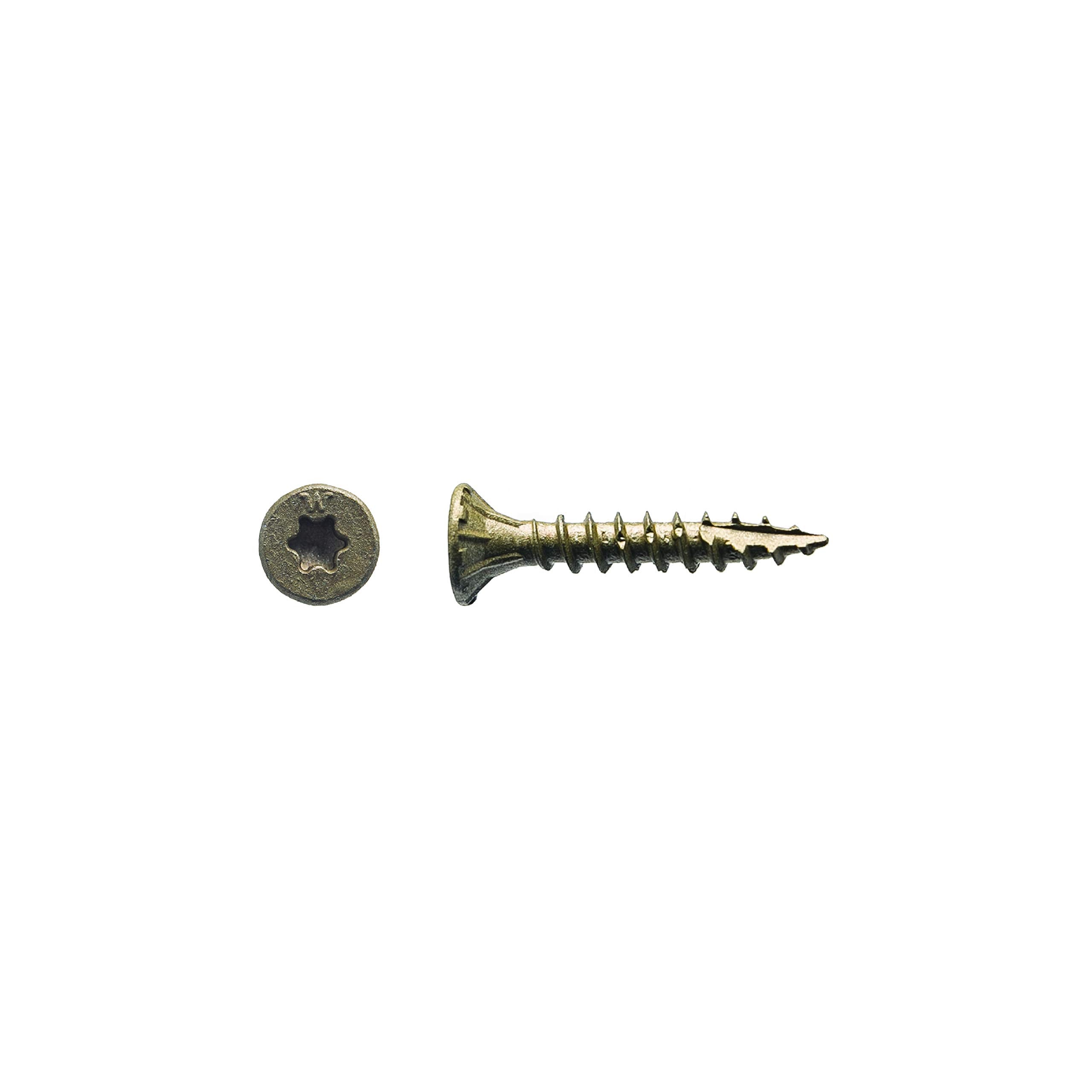 Big Timber BTX81#8 by 1-inch T-20-drive bit Bronze Star Flat Head Screws-Exterior,(10000 per Box)